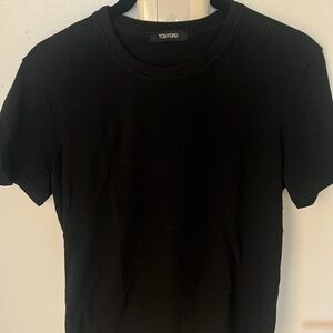 Tom Ford Cotton Blend Crew Neck T Shirt